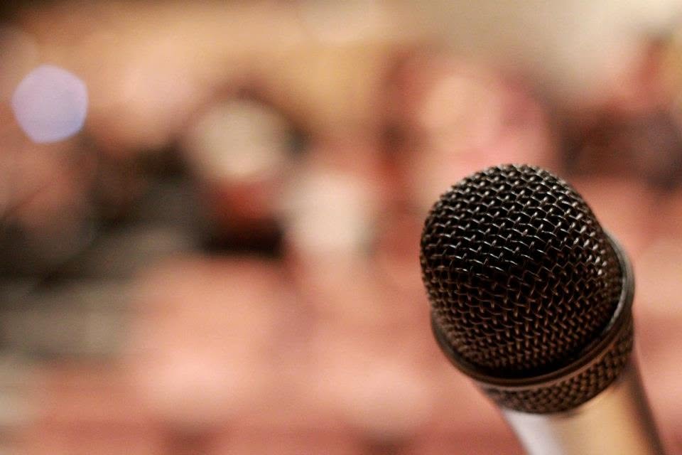 Microphone close-up